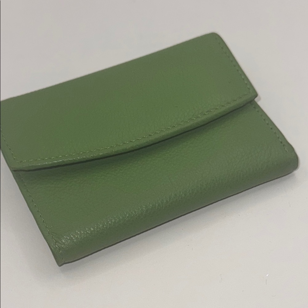 Rolf's vintage Green Leather Women's Wallet